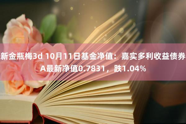 新金瓶梅3d 10月11日基金净值：嘉实多利收益债券A最新净值0.7831，跌1.04%