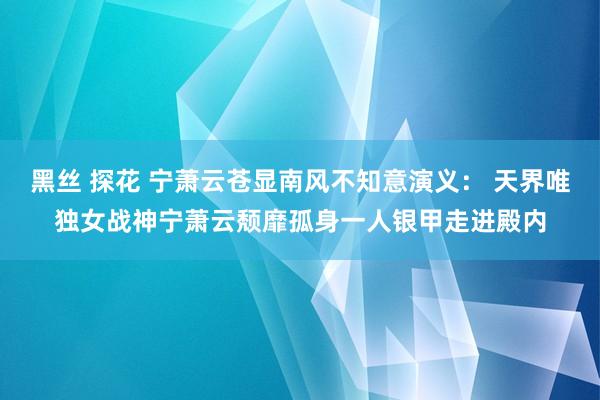 黑丝 探花 宁萧云苍显南风不知意演义： 天界唯独女战神宁萧云颓靡孤身一人银甲走进殿内